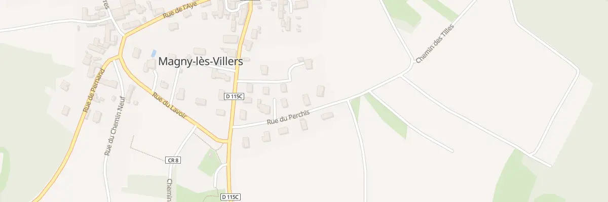 Plan du 9 Rue du Perchis à Magny-lès-Villers