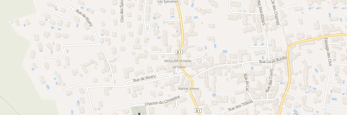 Plan du 1 All de Saint Trivier à Sathonay-Village