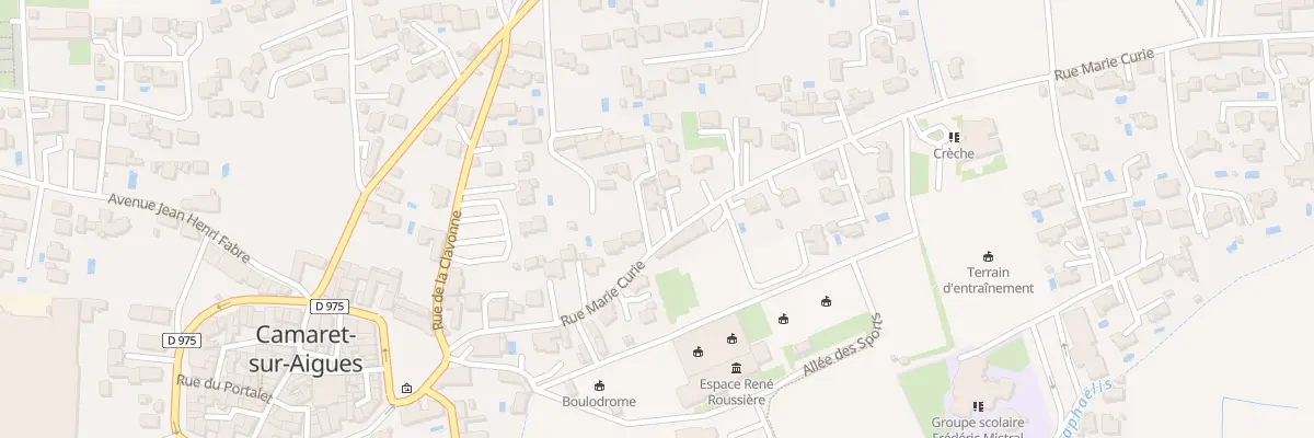 Plan du 6131 Rue Marie Curie à Camaret-sur-Aigues