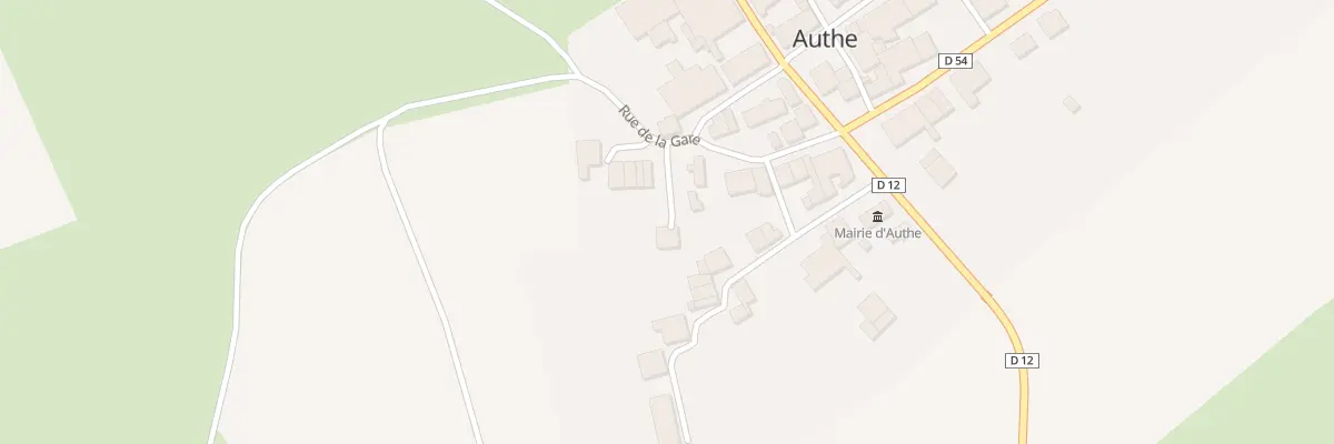 Plan du 9B Rue de la Gare à Authe