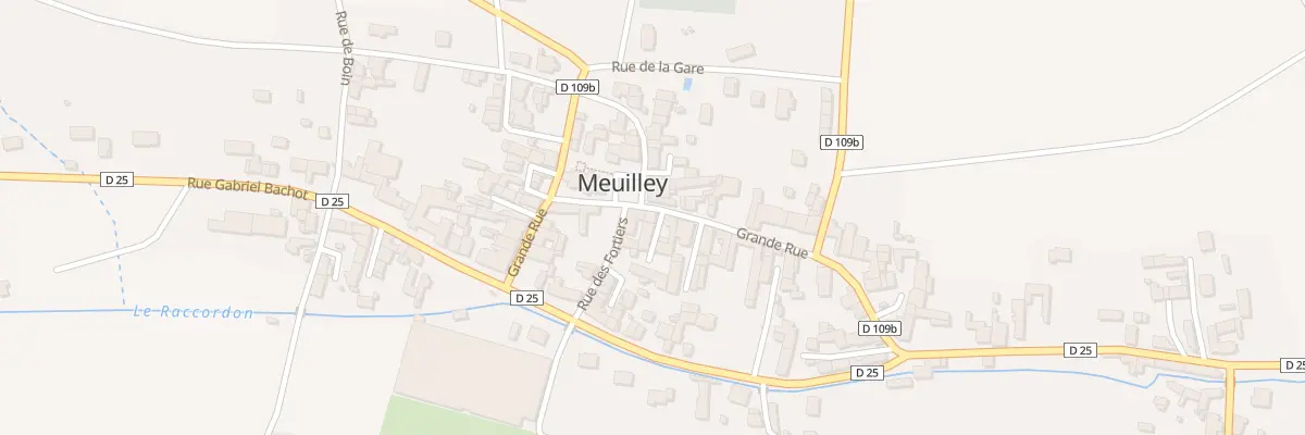 Plan du 2 Cour Paquier à Meuilley