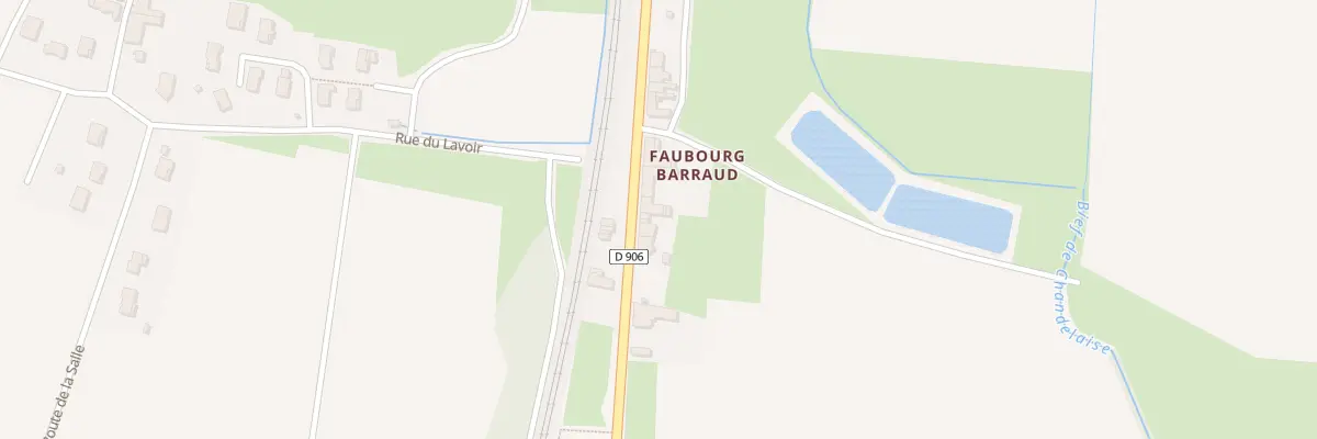 Plan du 793 Rte Dep 906 Quart Barraud à Saint-Albain