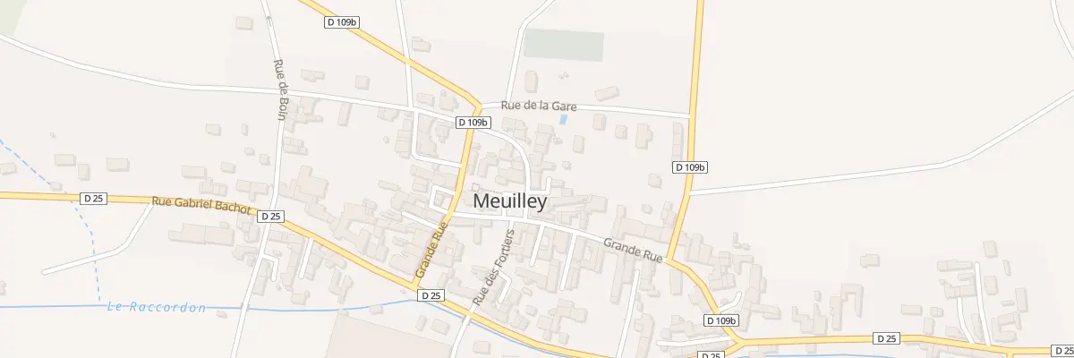 Plan du 1 Cour Rollet à Meuilley