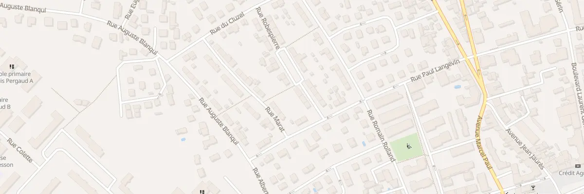 Plan du 18 Rue Robespierre à Vénissieux