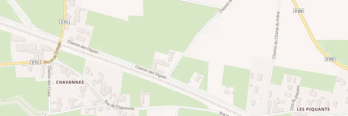 Plan du 384 Che de la Grande Croix à Crottet