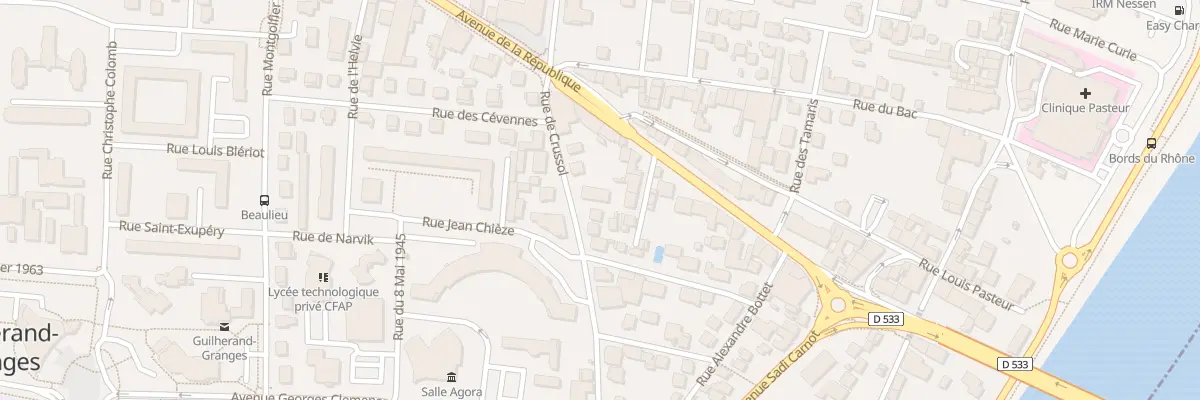 Plan du 105 Rue de Crussol à Guilherand-Granges