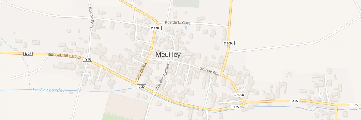 Plan du 13 Grande Rue à Meuilley