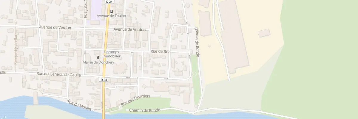 Plan du 12 Rue de Brie à Donchery