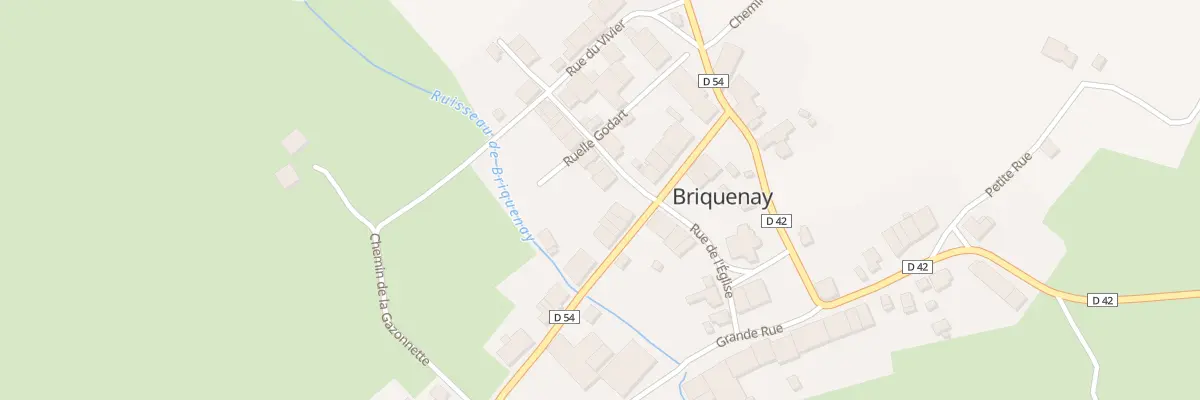Plan du 14 Rue des Marechaux à Briquenay