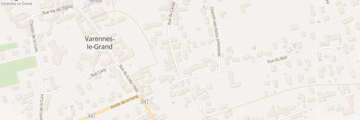 Plan du 23 Rue du Castel à Varennes-le-Grand