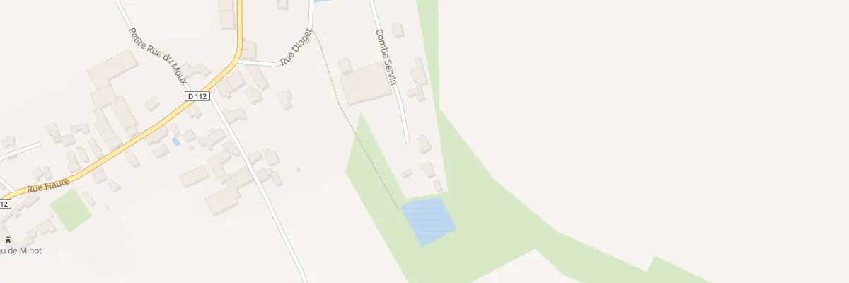 Plan du 5 Combe Servin à Minot