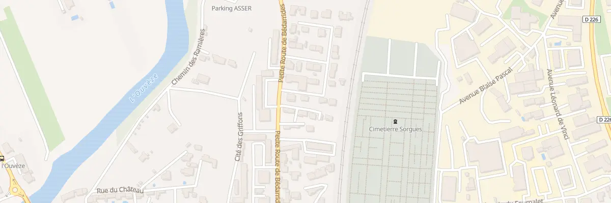 Plan du 3 Lot de la Serre à Sorgues