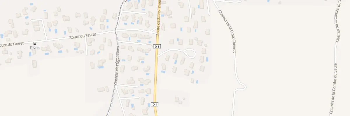 Plan du 162B Rte de Saint Trivier à Sathonay-Village