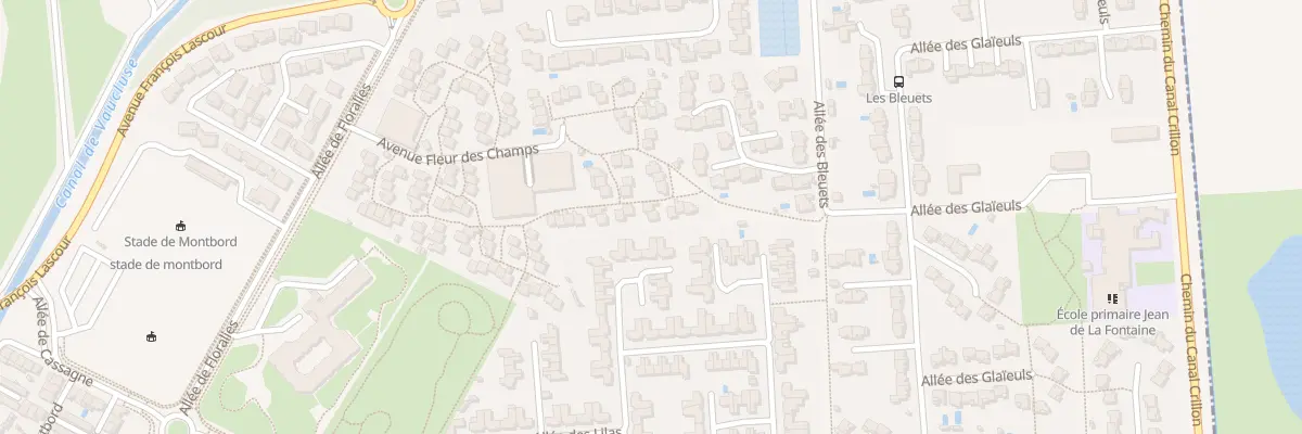 Plan du 19 All des Eglantines au Pontet
