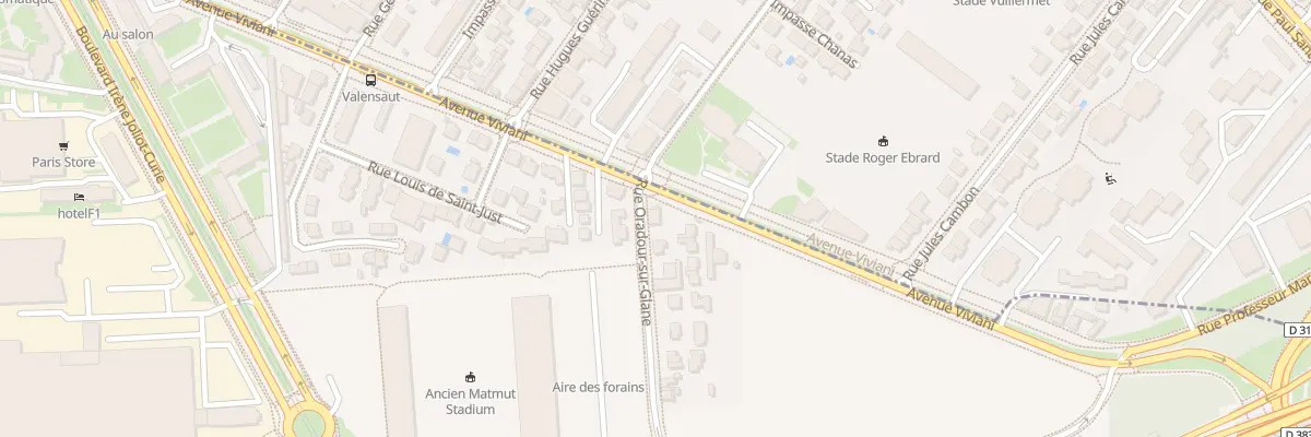 Plan du 112 Av Viviani à Vénissieux