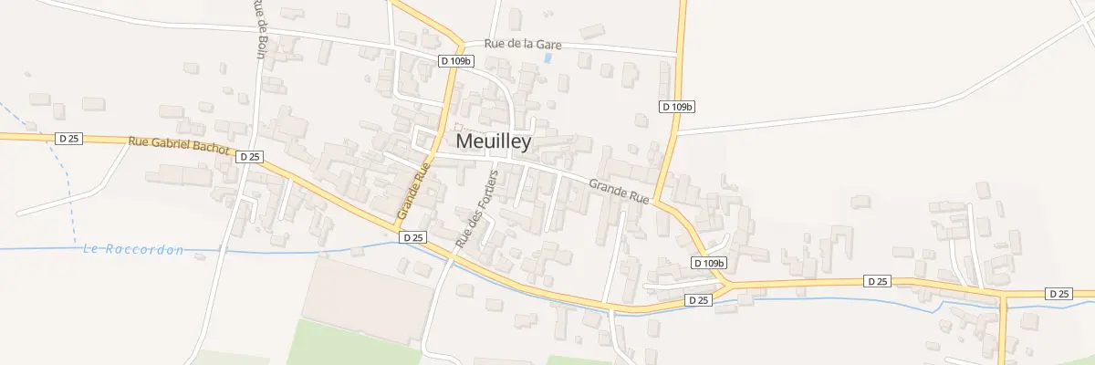 Plan du 18 Gr Grande Rue à Meuilley