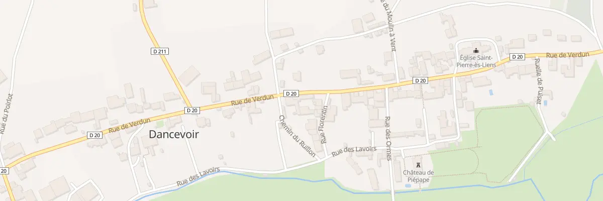 Plan du 9003 Rue de Verdun à Dancevoir