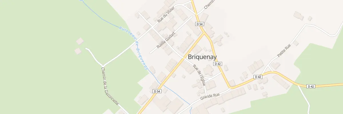 Plan du 12 Rue des Marechaux à Briquenay