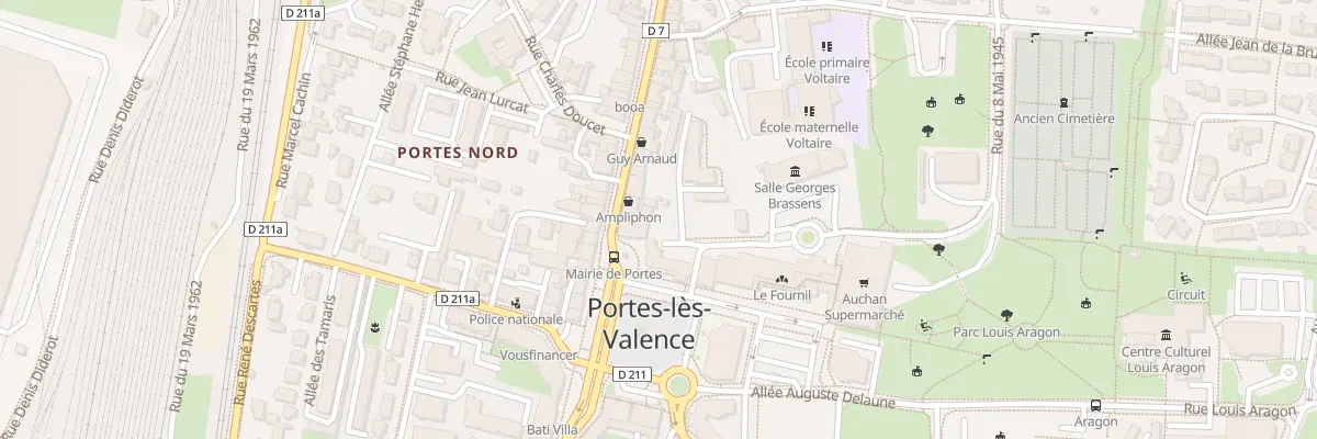 Plan du 53B Rue Jean Jaurès à Portes-lès-Valence