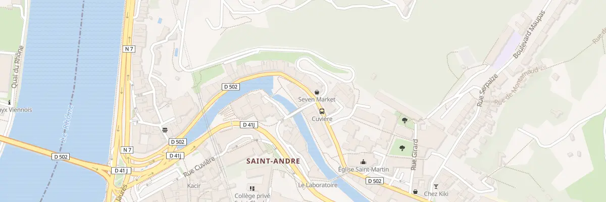 Plan du 9 Rue Jacquard à Vienne