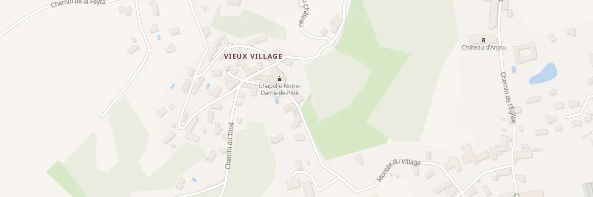 Plan du 16 Mte du Village à Anjou