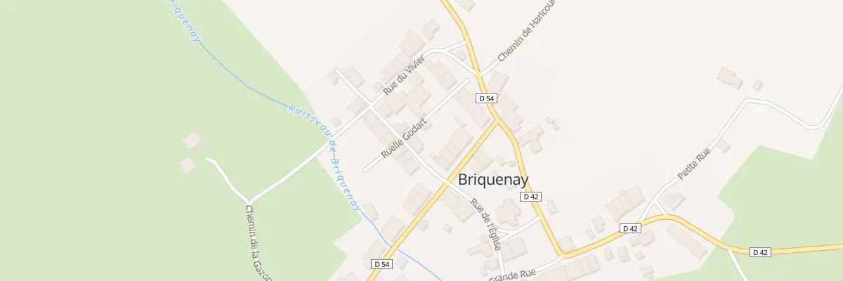 Plan du 2 Rue de la Cure à Briquenay
