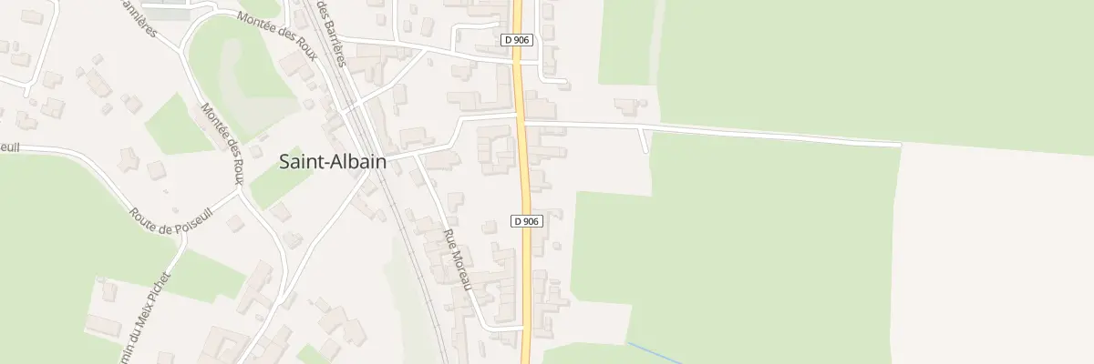 Plan du 235 Rte Departementale 906 à Saint-Albain