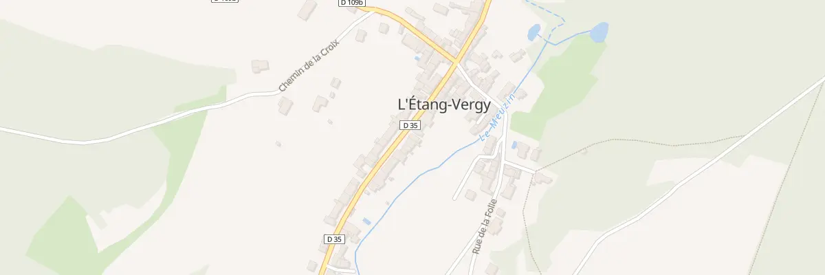 Plan du 20 Rue de Beaune à L’Étang-Vergy