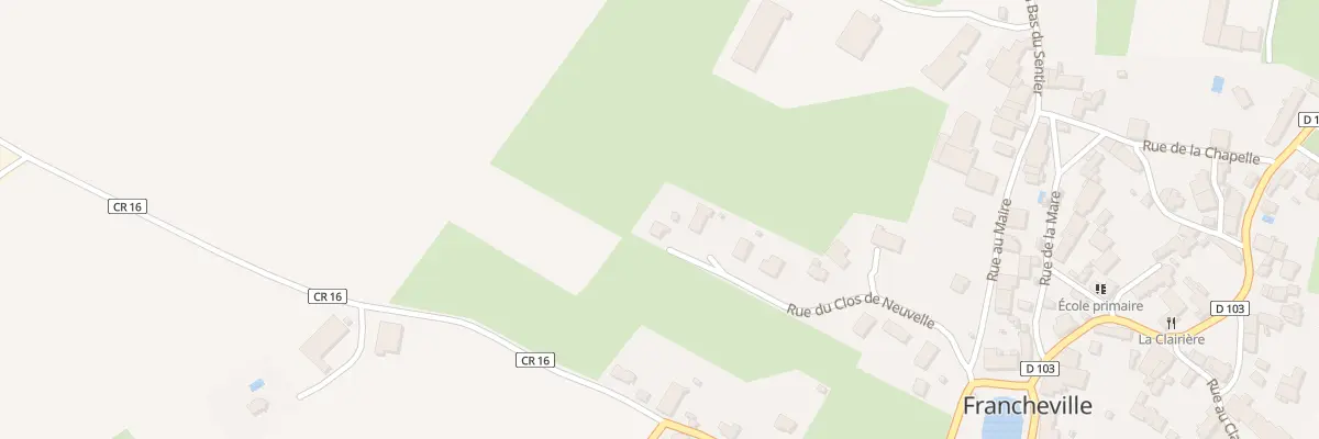 Plan du 10 Rue du Clos de Neuvelle à Francheville