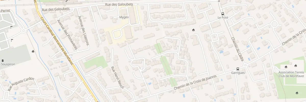Plan du 65 Rue des Anciens Paturages Mft à Avignon