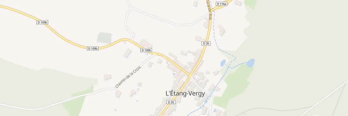 Plan du 9 Rue de Bévy à L’Étang-Vergy