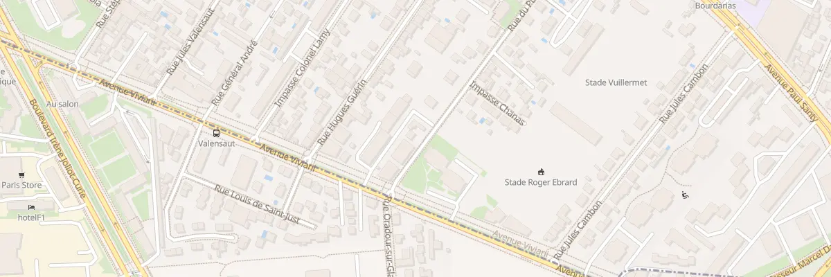 Plan du 24 Rue du Puisard à Lyon 8e Arrondissement