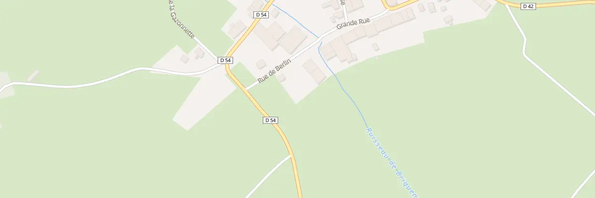 Plan du 2 Rue de Berlin à Briquenay