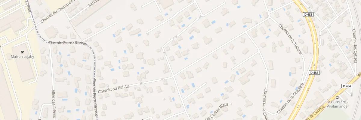 Plan du 12 Che de Bellevue à Rillieux-la-Pape