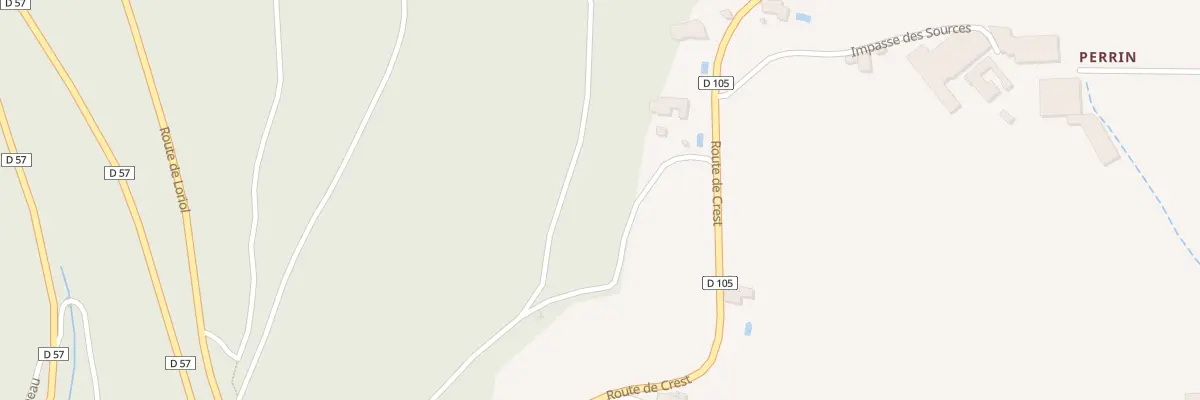 Plan du 885 Rte de Crest à Marsanne