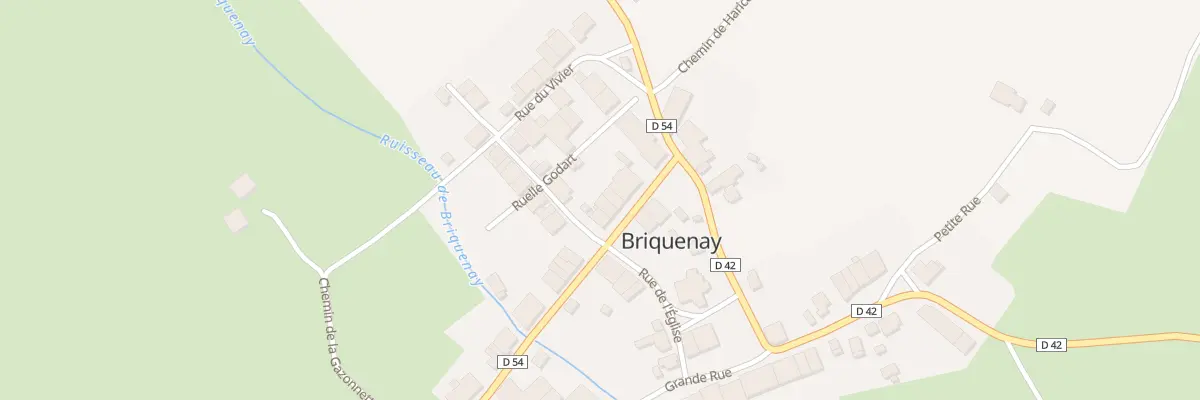 Plan du 8 Rue des Marechaux à Briquenay