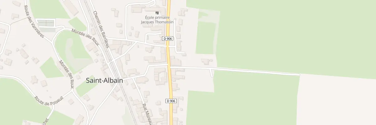 Plan du 5025 Che du Carouge à Saint-Albain