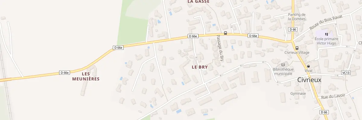 Plan du 38 Rue du Bry à Civrieux