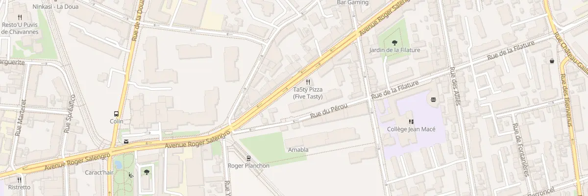 Plan du 90 Av Roger Salengro à Villeurbanne