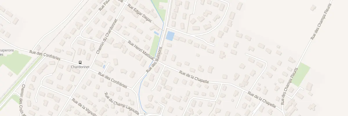 Plan du 34 Rue de la Chapelle à Crissey