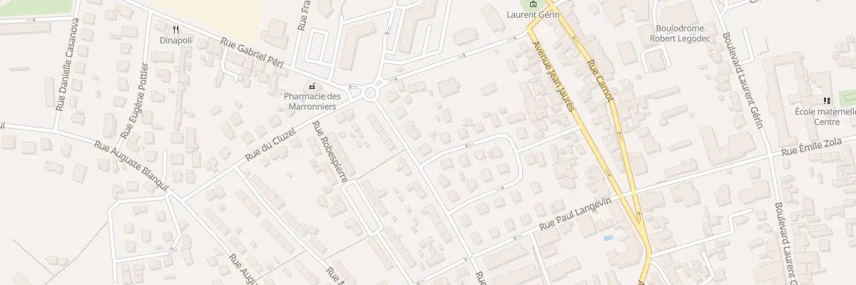 Plan du 9 Rue Romain Rolland à Vénissieux