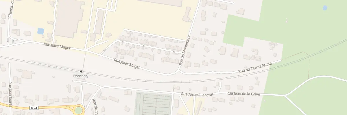 Plan du 1 Rue des Cités à Donchery