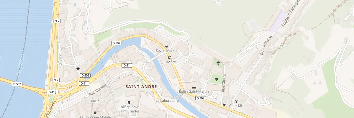 Plan du 1 Rue de Gere à Vienne