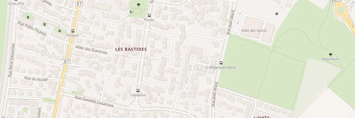 Plan du 2 Rue Jacques Brel à Portes-lès-Valence