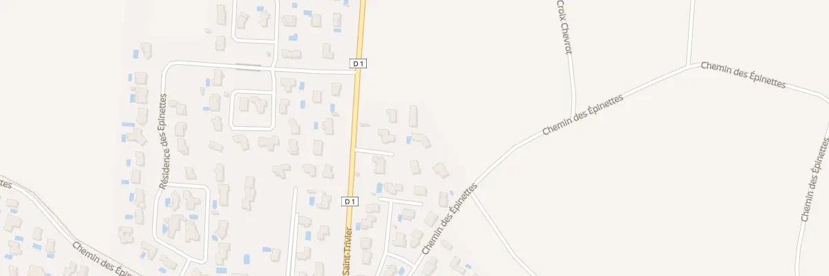Plan du 60 Rte de Saint Trivier à Sathonay-Village