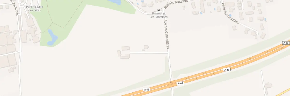 Plan du 150 Rue des Gallandières à Simandres