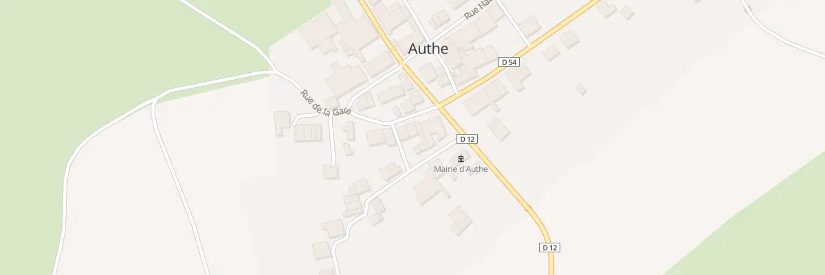 Plan du 5 Rue de la Gare à Authe