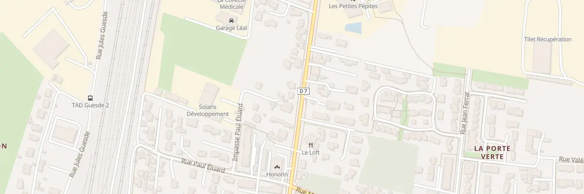 Plan du 1240 Av Pdt Salvador Allende à Portes-lès-Valence