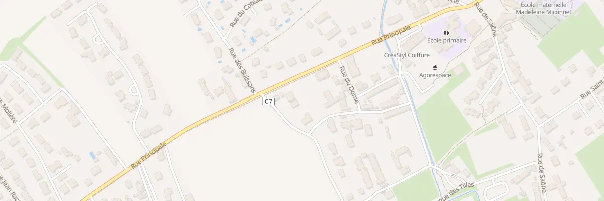 Plan du 3 Rue de Bellevue à Crissey