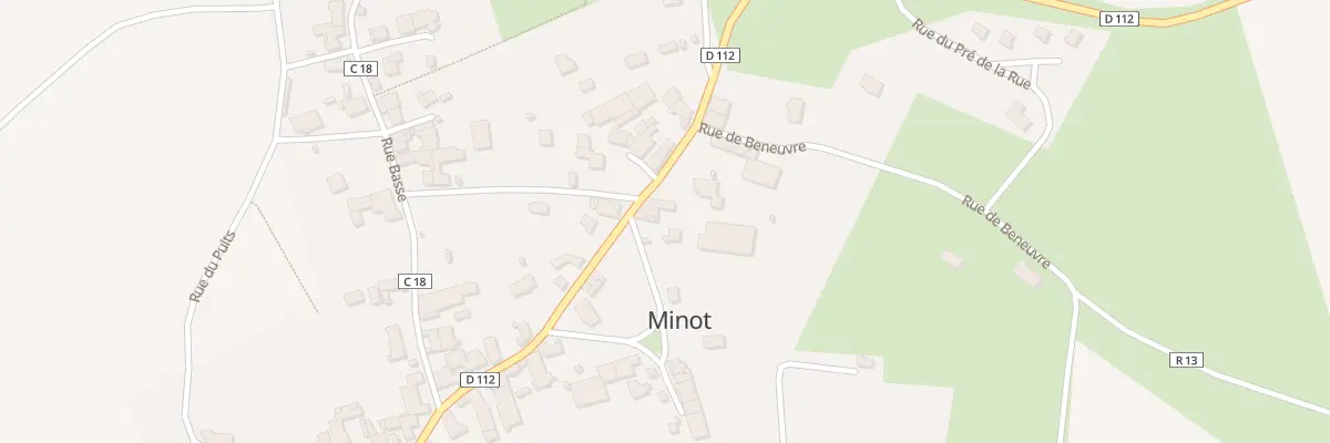 Plan du 12 Rue de Paluet à Minot